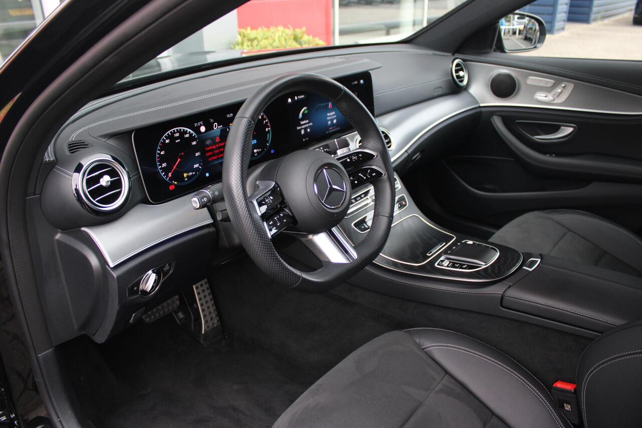 Mercedes-Benz E-KLASSE 300e 320PK BUSINESS SOLUTION AMG NIGHT EDITION | MULTISPAAKS AMG VELGEN | 360° CAMERA | | TREKHAAK | MULTIBEAM MATRIX LED KOPLAMPEN | LED ACHTERLICHTEN | ELEKTRISCH VERSTELBARE VOORSTOELEN MET GEHEUGEN FUNCTIE | ALCANTARA / KUNSTLEDEREN BEKLEDING | VOORS