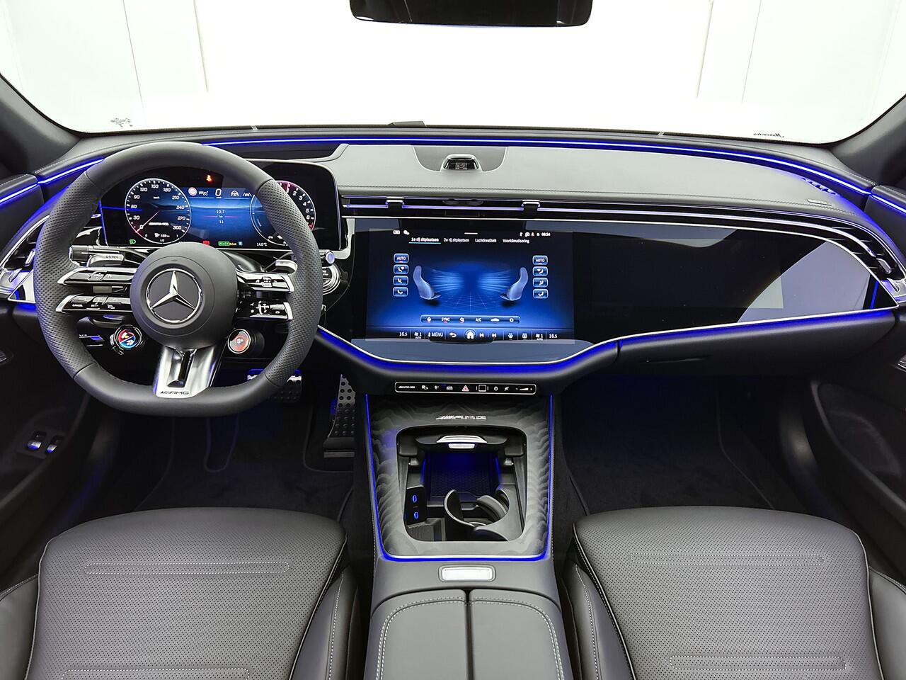 Mercedes-Benz E-KLASSE AMG 53 4MATIC+ Night Edition Premium Plus pakket | Rijassistentiepakket Plus | Winterpakket | AMG DYNAMIC PLUS pakket | Burmester® 4D sound system | Head-up display | 21 inch AMG velgen | AMG Nightpakket ll | Magnolak |