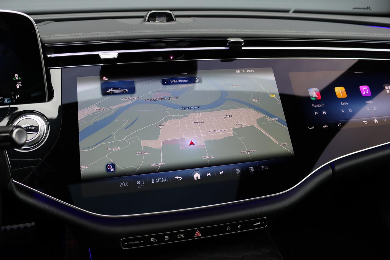 Mercedes-Benz E-KLASSE 300 e AMG Line | Hyperscreen | Airmatic | Achterasbesturing | Distronic+ | Stoelventilatie | Memory | Burmester | HUD | Digital Light | Surround Camera | Verwarmd Stuurwiel |