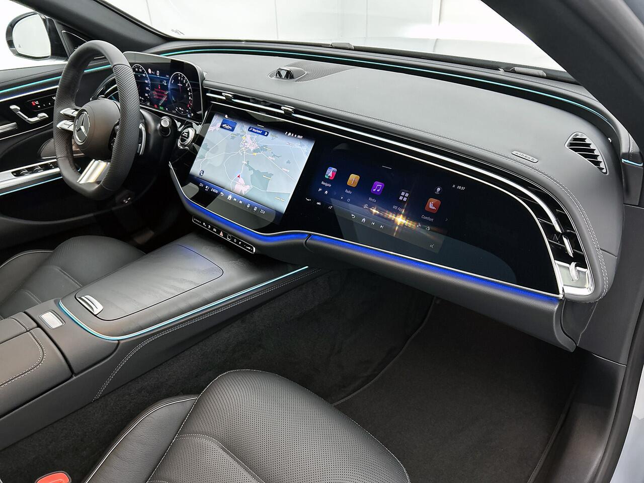 Mercedes-Benz E-KLASSE 300 e Sport Edition | Premium Pakket | Winter pakket | Nightpakket | Leder pakket | Trekhaak | 20 inch AMG velgen zwart | 360°-camera | Stoelventilatie voor | Burmester® 4D sound system | MBUX Superscreen |