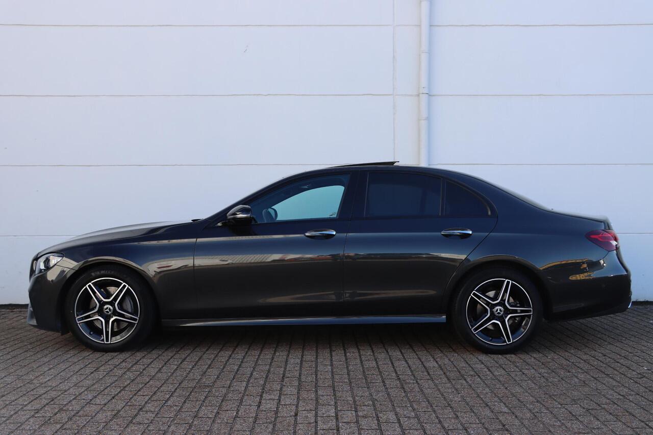 Mercedes-Benz E-KLASSE 200 Business Solution AMG | Pano | Burmester Audio | 360* Camera | Lederen bekleding |