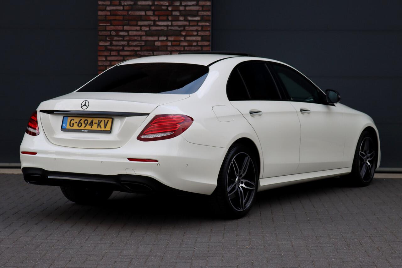Mercedes-Benz E-KLASSE 400d 4MATIC Premium+ AMG Line Aut9 | Schuifdak | Distronic+ | Burmester High End | Memory | Nappa Leder | Multibeam LED | Parfumering | Keyless Go |