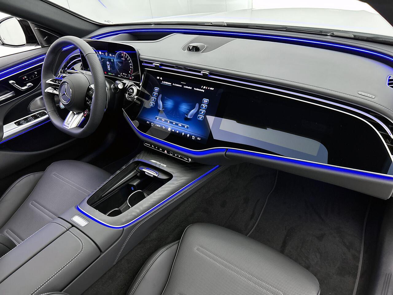 Mercedes-Benz E-KLASSE AMG 53 4MATIC+ Night Edition Premium Plus pakket | Rijassistentiepakket Plus | Winterpakket | AMG DYNAMIC PLUS pakket | Burmester® 4D sound system | Head-up display | 21 inch AMG velgen | AMG Nightpakket ll | Magnolak |