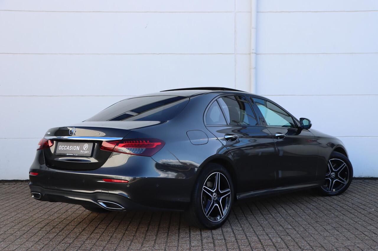 Mercedes-Benz E-KLASSE 200 Business Solution AMG | Pano | Burmester Audio | 360* Camera | Lederen bekleding |