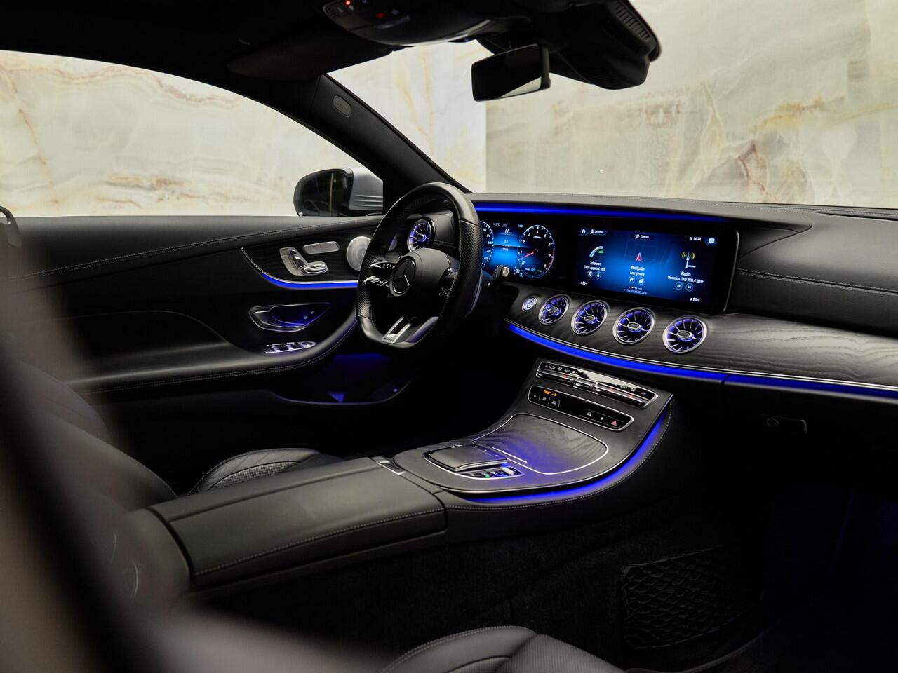 Mercedes-Benz E-KLASSE Coupé AMG 53 4Matic+, pano, perf.uitlaat, Burmester, memory, 360° camera, DISTRONIC+, multibeam, privacy, NP139k