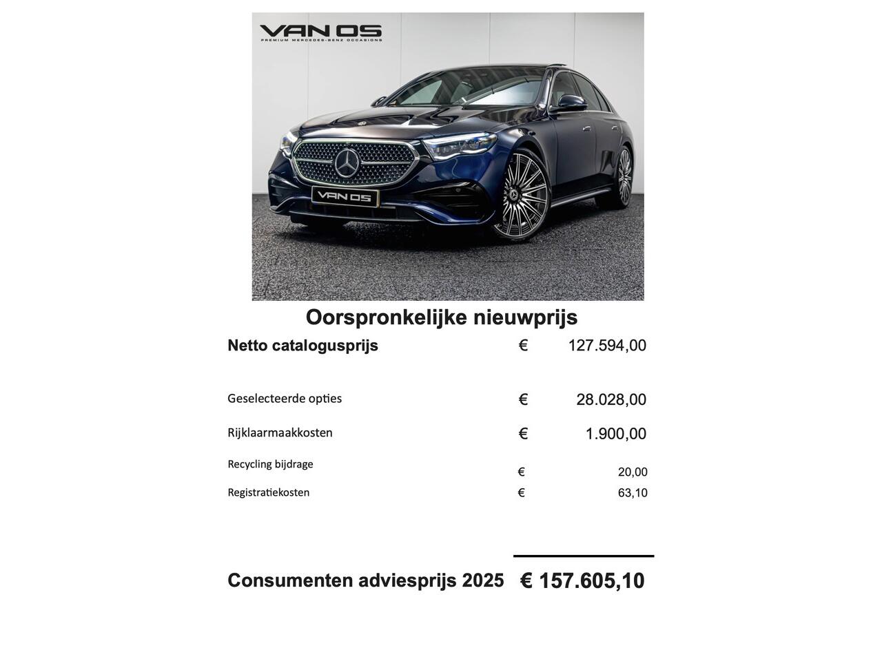 Mercedes-Benz E-KLASSE E 450 d 4MATIC AMG Line | BTW | Compleet | NP 157.000