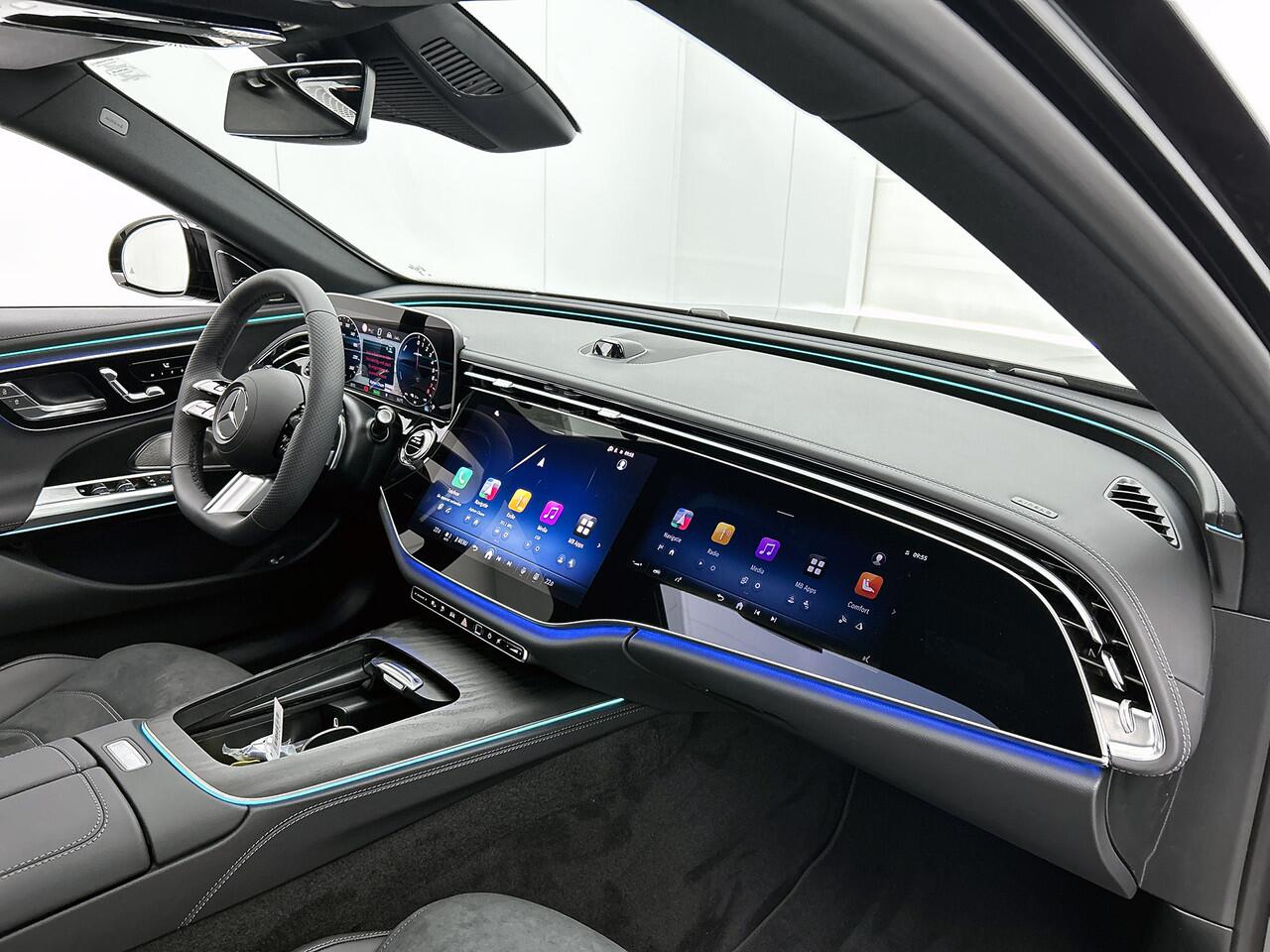 Mercedes-Benz E-KLASSE 300 e Sport Edition | Premium pakket | Winter pakket | Nightpakket | Trekhaak | Smartphone integratie | Panoramaschuifdak | Rijassistentiepakket Plus| 360°-camera | Burmester® 4D sound system | MBUX Superscreen |