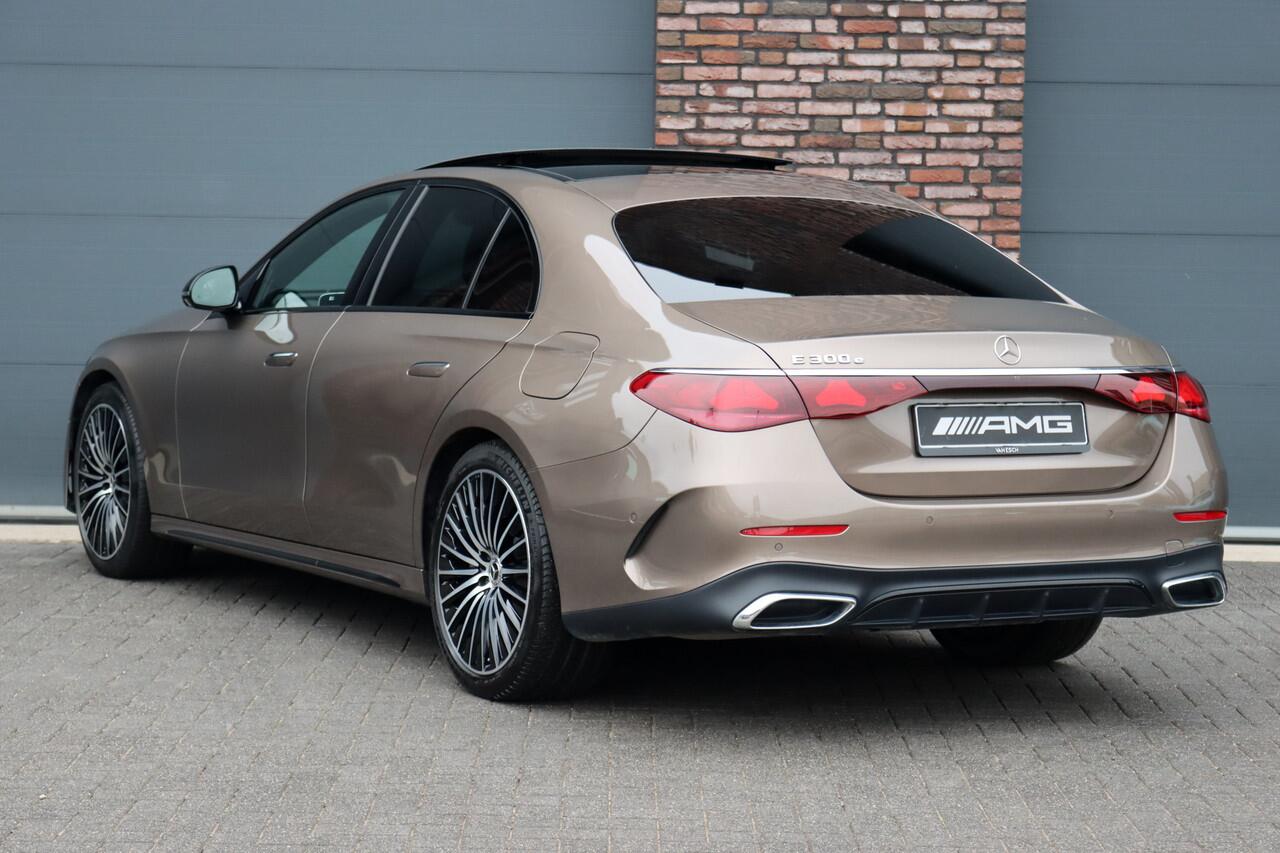 Mercedes-Benz E-KLASSE 300 e AMG Line | Hyperscreen | Airmatic | Achterasbesturing | Distronic+ | Stoelventilatie | Memory | Burmester | HUD | Digital Light | Surround Camera | Verwarmd Stuurwiel |
