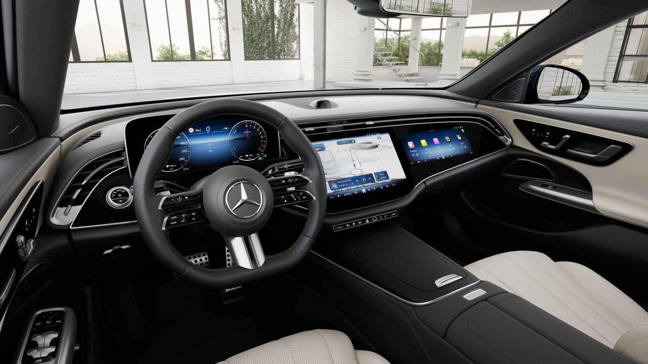 Mercedes-Benz E-KLASSE 300e Sport Edition | Panoramaschuifdak | Head-up | Burmester | Stoelverwarming/ventilatie | 360° camera | Digital light |