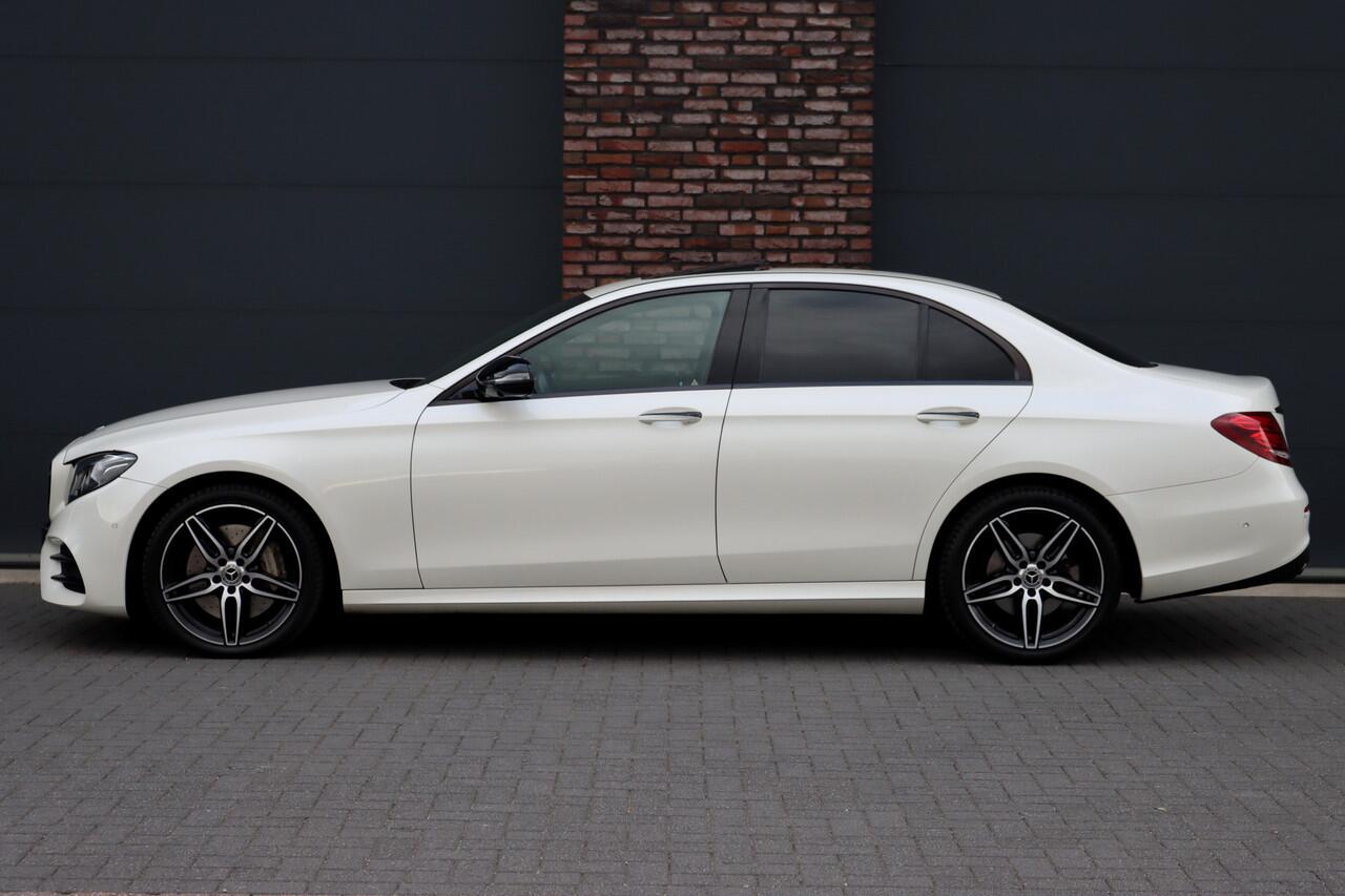 Mercedes-Benz E-KLASSE 400d 4MATIC Premium+ AMG Line Aut9 | Schuifdak | Distronic+ | Burmester High End | Memory | Nappa Leder | Multibeam LED | Parfumering | Keyless Go |
