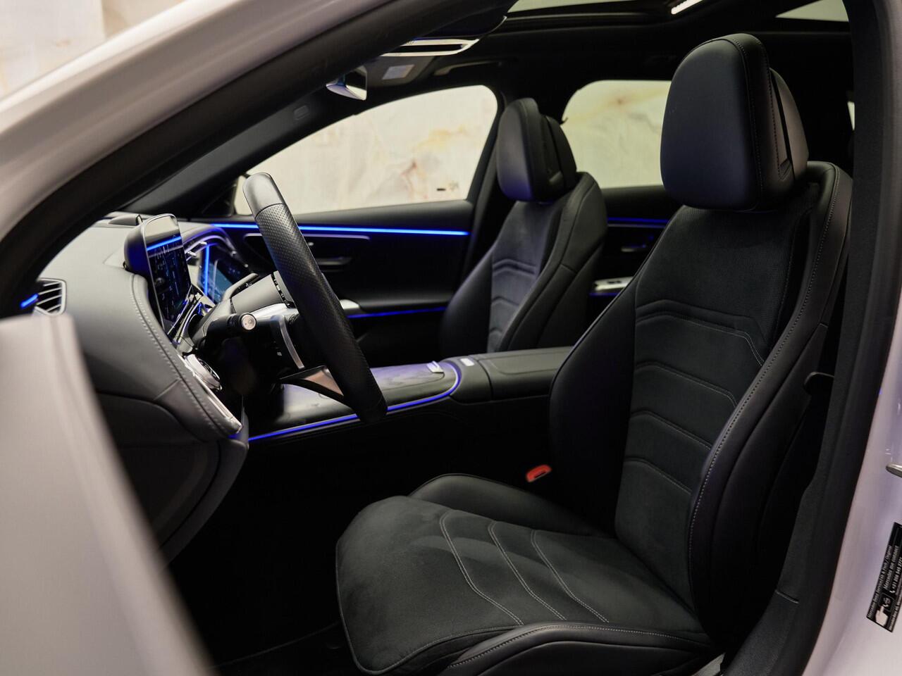 Mercedes-Benz E-estate 300 e AMG Line, NL-auto, 1e eig., pano, Burmester, 360° camera, 20'', tr.haak, ACC, keyless, dealeroh, NP90k