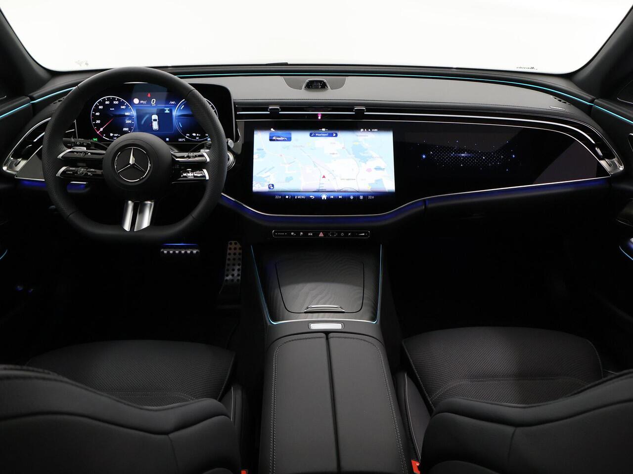 Mercedes-Benz E-estate 300e Sport Edition | SOH 99,5 % | Premium Pakket | Distronic | Panoramadak | Stoelventilatie | Digital light | Burmester 4D sound | Apple carplay/Android auto |