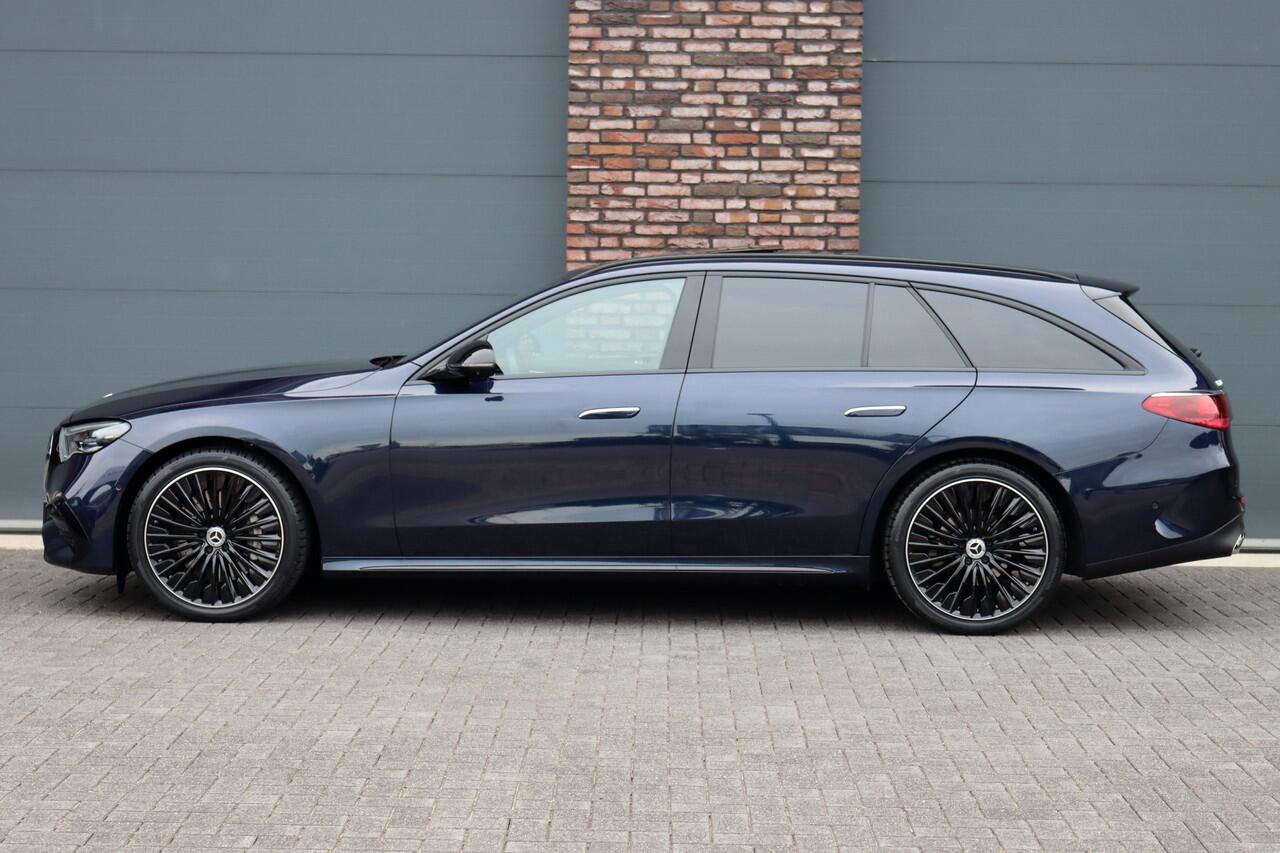 Mercedes-Benz E-estate 220 d 4MATIC AMG Line | Hyperscreen | Distronic+ | Panoramadak | Trekhaak | Burmester | Stoelventilatie | Verwarmd Stuurwiel | HUD | Memory | Digital Light |