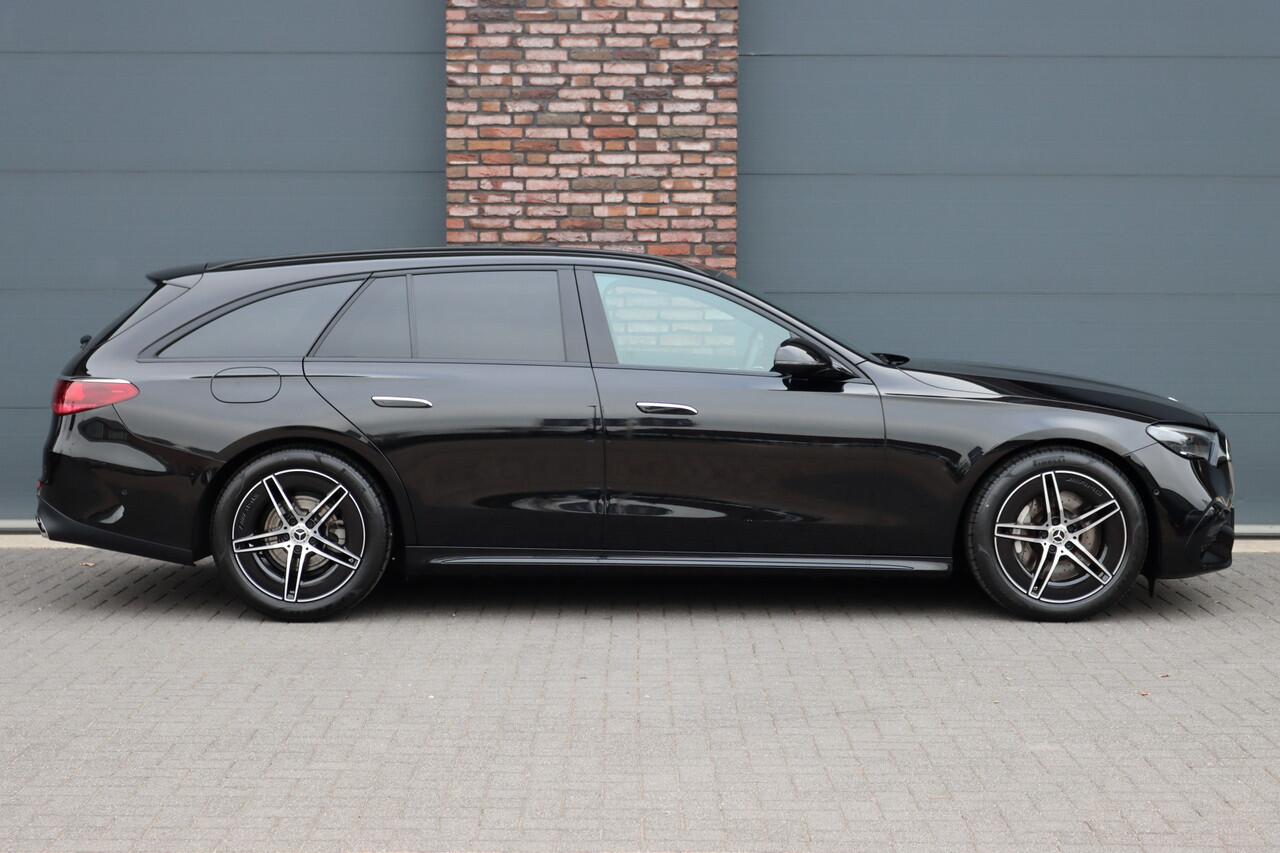 Mercedes-Benz E-estate 200 AMG Line Aut9 | Distronic Pro | Trekhaak | Verwarmd Stuurwiel | Camera | Keyless Go | High Perf. LED | Zitcomfortpakket | Nightpakket |
