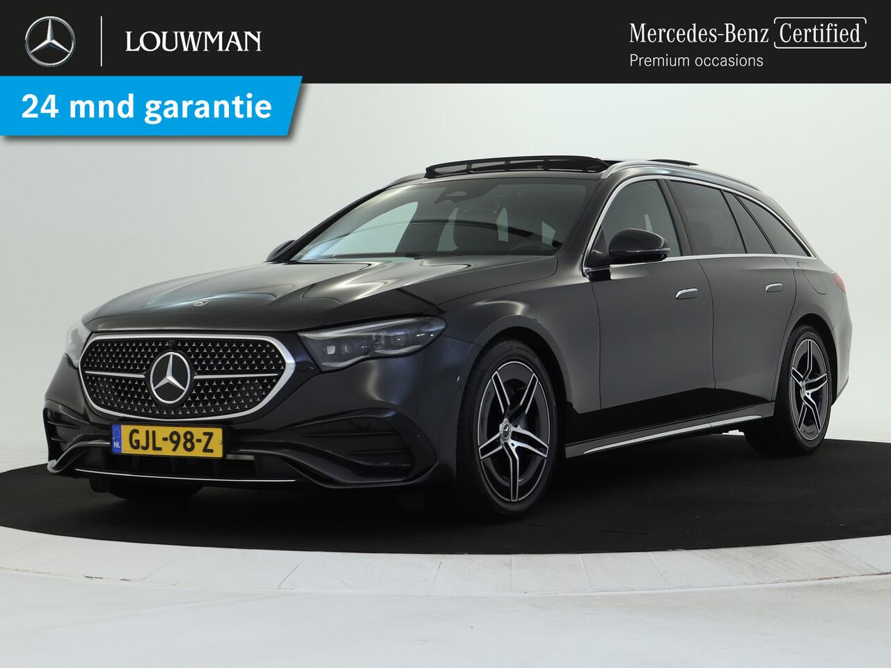 Mercedes-Benz E-estate 300 e Exclusive Line | AMG Line | Night Pakket | Panoramadak | Lederen bekleding | Alarm | Inclusief 24 maanden MB Certified garantie voor Europa.