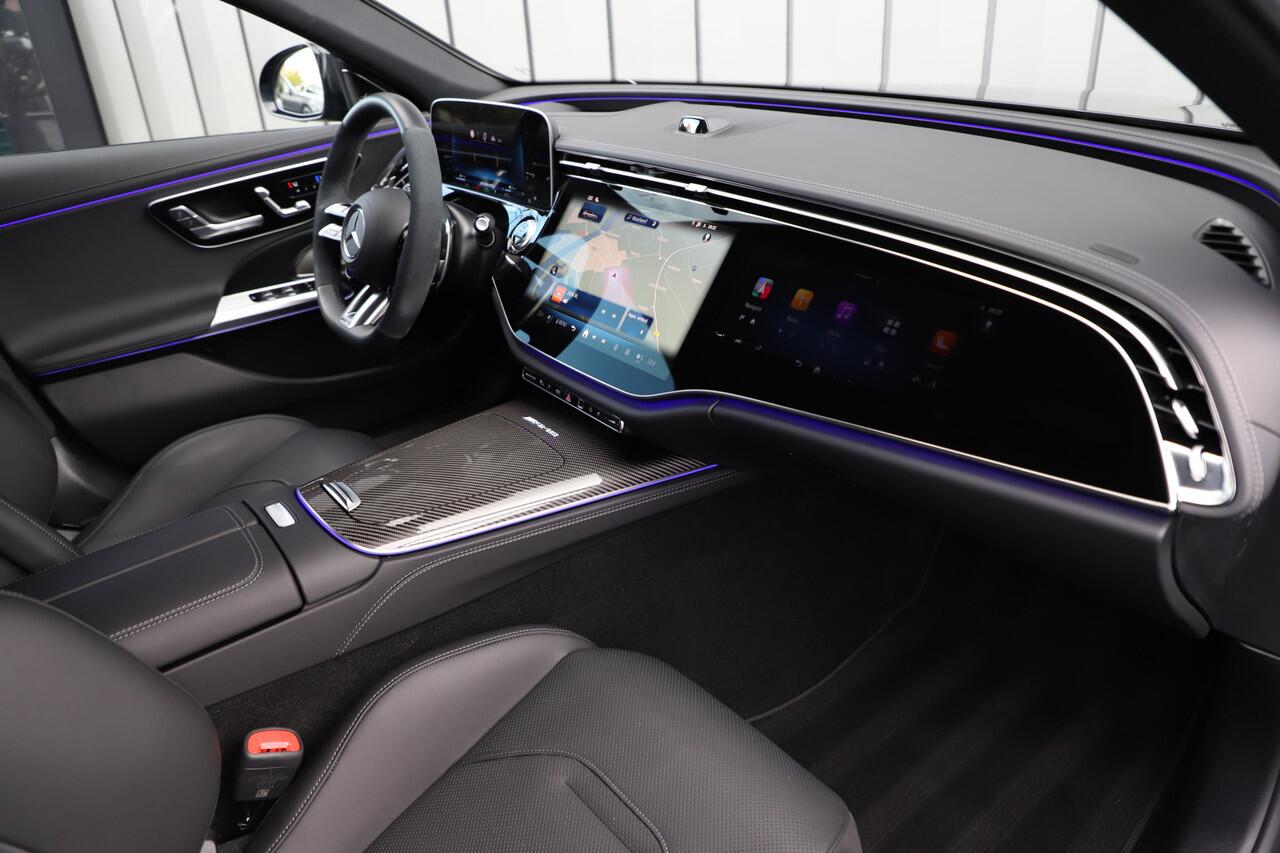 Mercedes-Benz E-estate Estate AMG 53 Hybrid 4-MATIC+ | 612PK | Achterasbesturing | Head-up | Carbon | Burmester 4D | Keyles-go | Sfeerverlichting | Digital-light | AMG Dynamic Plus-pakket | 2024.