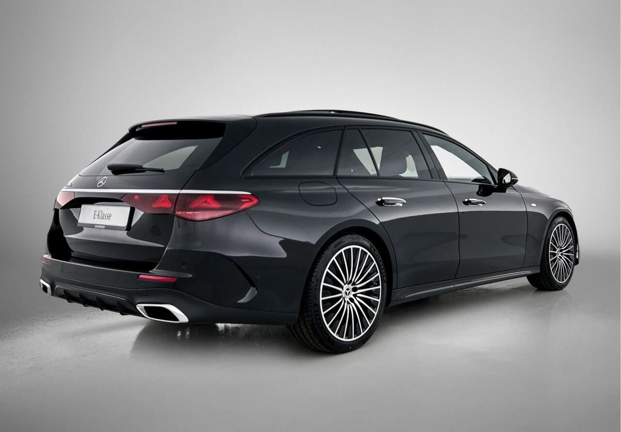 Mercedes-Benz E-estate 300 e Sport Edition | Trekhaak | Nightpakket | Premium Pakket | Rijassistentiepakket Plus | Akoestisch comfortpakket | Stoelventilatie voor | Winter pakket | KEYLESS GO-pakket | 360°-camera | MBUX Superscreen |