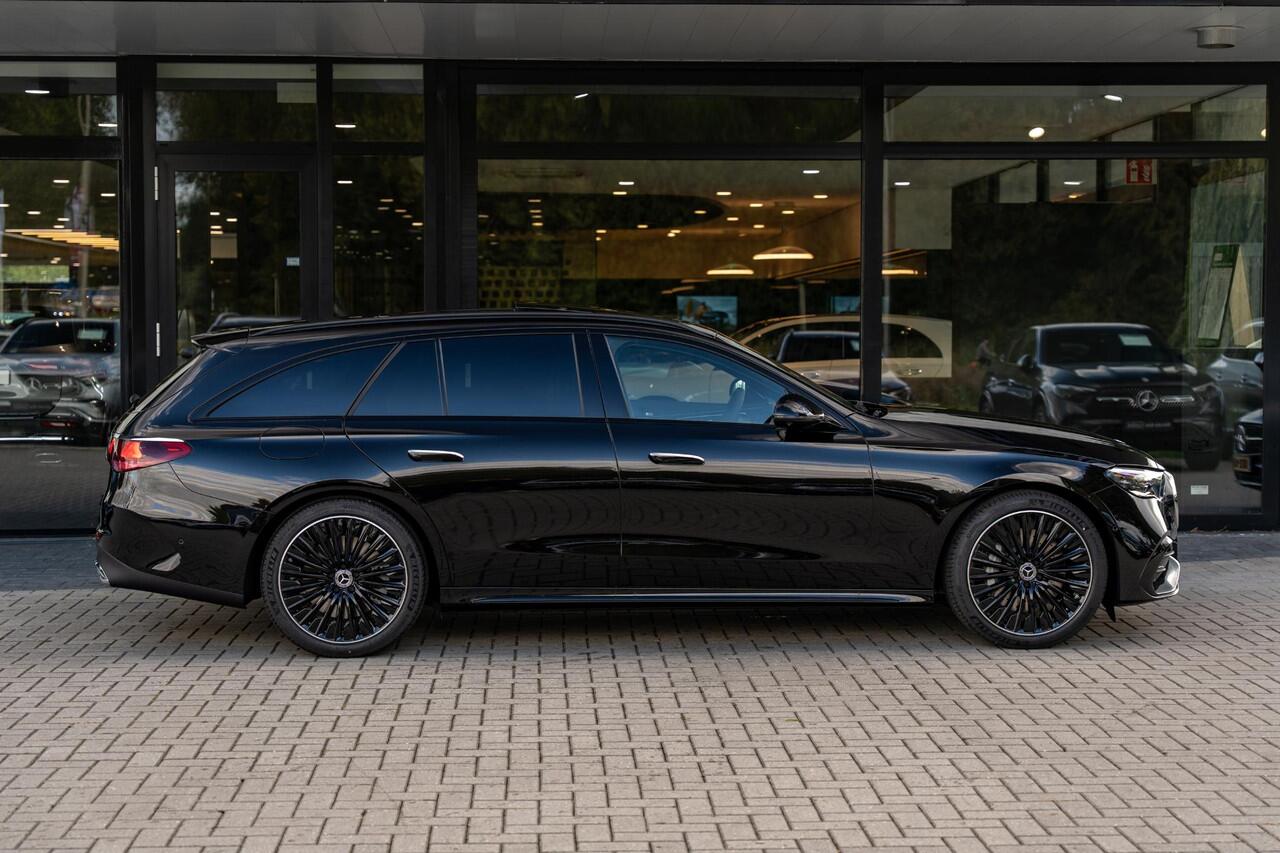Mercedes-Benz E-estate 300e Sport Edition | Night | Panoramaschuifdak | Premium pakket | Burmester| Trekhaak | 360° camera | Superscreen |