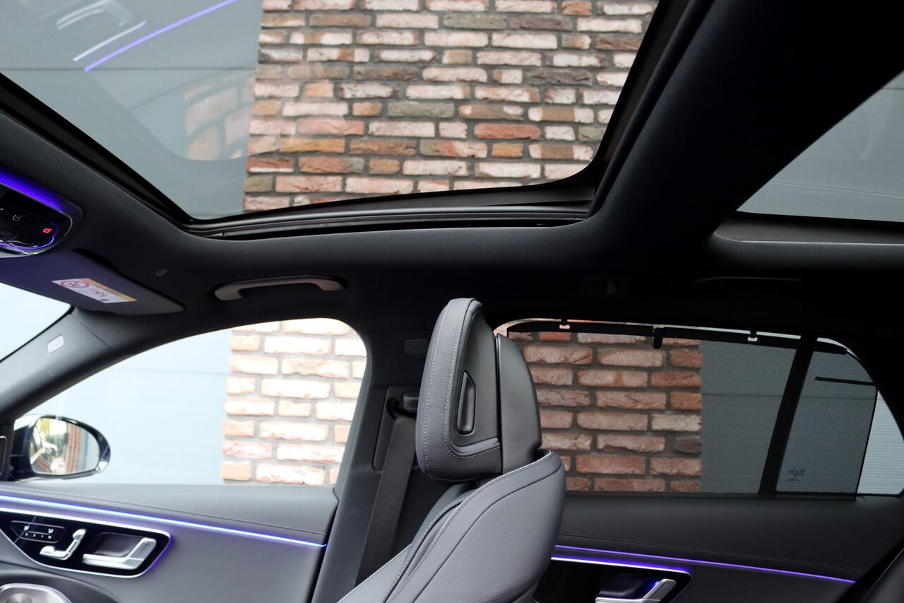 Mercedes-Benz E-estate 220 d 4MATIC AMG Line | Hyperscreen | Distronic+ | Panoramadak | Trekhaak | Burmester | Stoelventilatie | Verwarmd Stuurwiel | HUD | Memory | Digital Light |