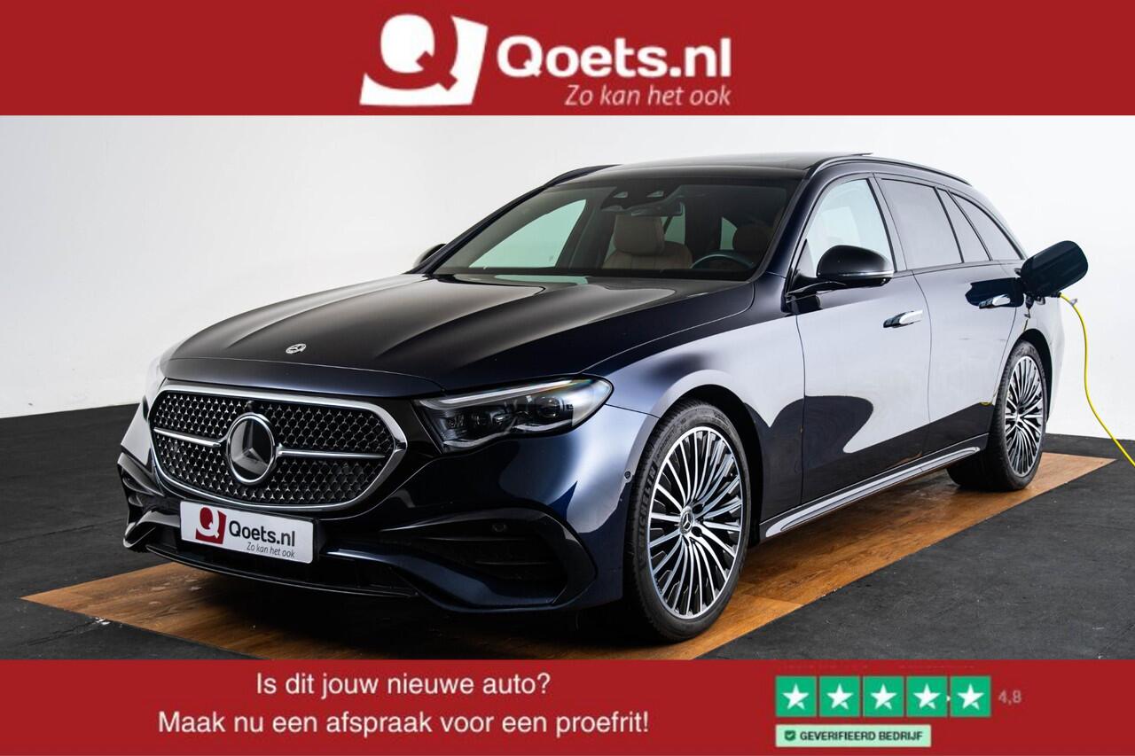 Mercedes-Benz E-estate 300 e AMG Line Trekhaak - Panoramadak - Rijassistentiepakket Plus - Night Pack - Memory Pakket - Burmester® - Airmatic - Comfort stoelen - Stoelverwarming voor - Warmtewerend/donkergetint glas -