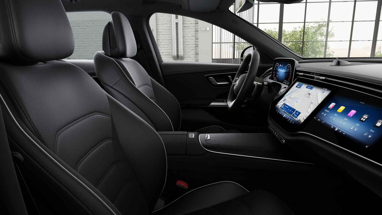 Mercedes-Benz E-estate 300e Sport Edition | Panoramaschuifdak | Lederpakket | Stoelventilatie | Dodehoekassistent | Trekhaak | MBUX Superscreen |