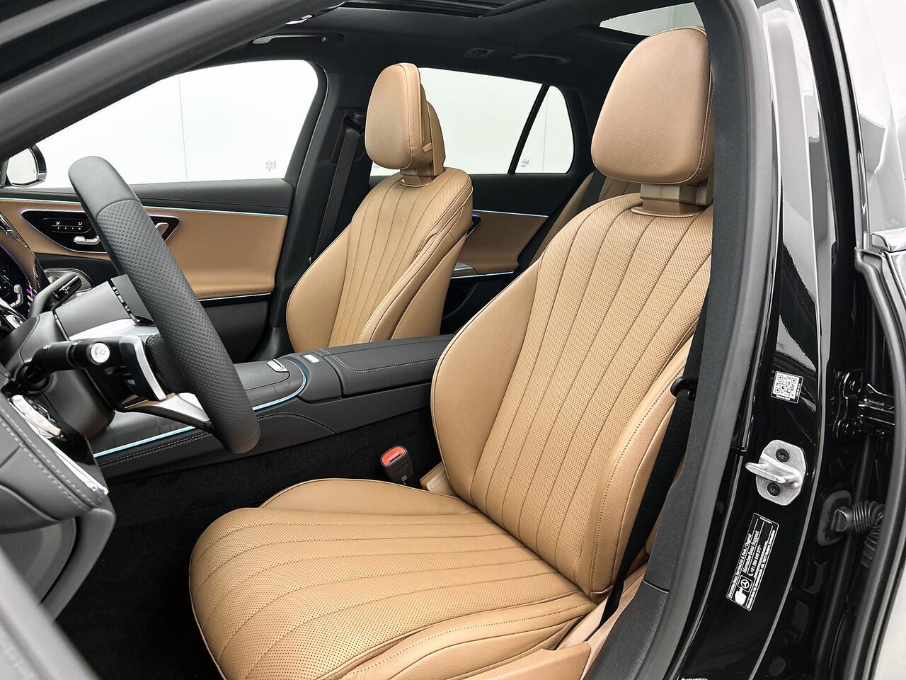 Mercedes-Benz E-estate 300 e Sport Edition | Trekhaak | Nightpakket | Premium Pakket | Rijassistentiepakket Plus | Akoestisch comfortpakket | Stoelventilatie voor | Winter pakket | KEYLESS GO-pakket | 360°-camera | MBUX Superscreen |