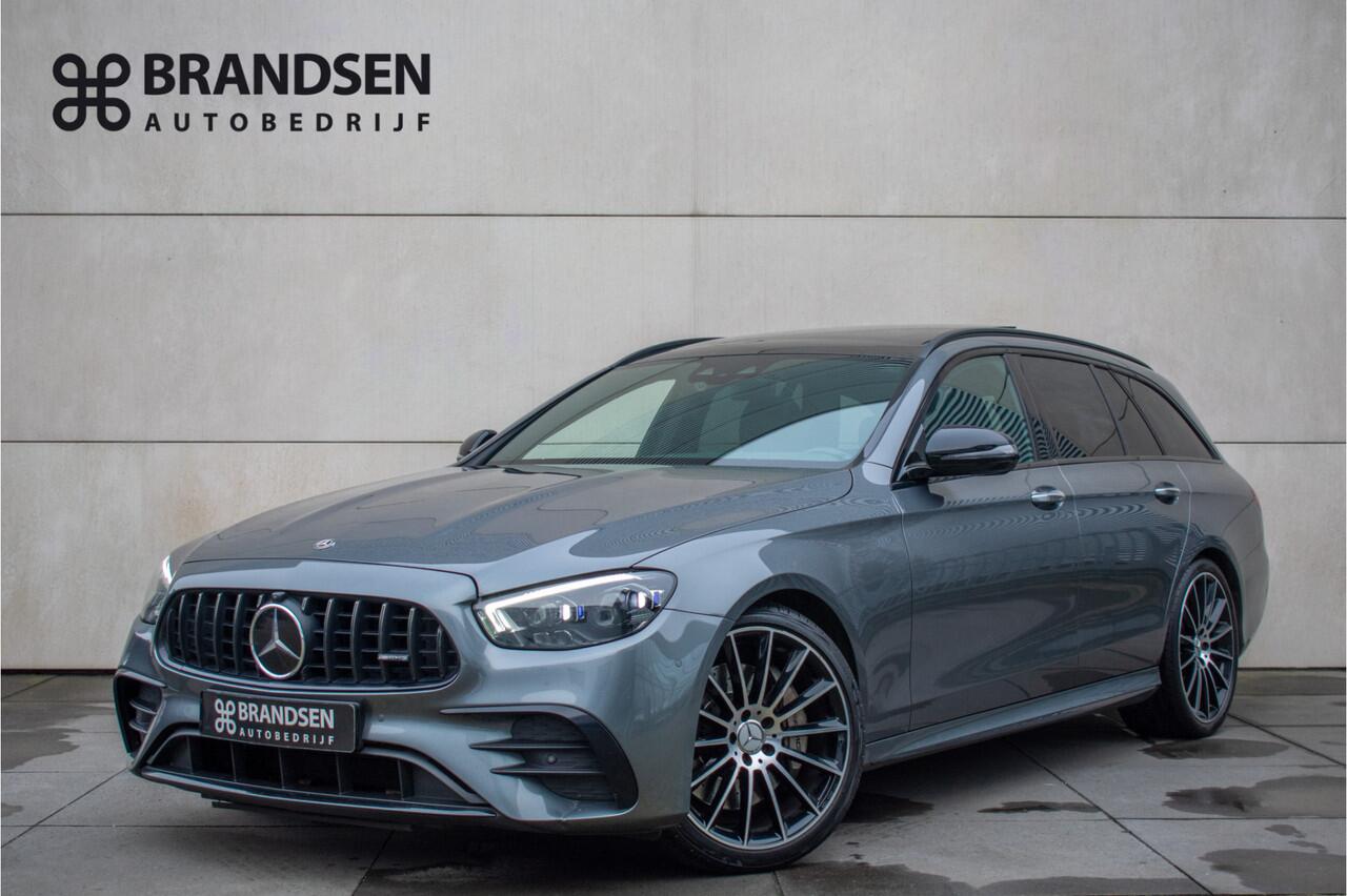 Mercedes-Benz E-estate AMG 53 4MATIC -Premium Plus-Luchtvering-Rij assist pakket-Pano-ACC-Burmester-Matrix-