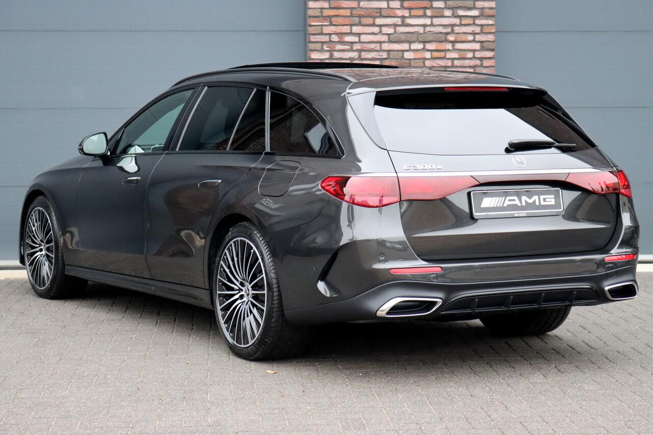 Mercedes-Benz E-estate 300 e AMG Line | Hyperscreen | Distronic+ | Panoramadak | Memory | Stoelventilatie | Burmester | HUD | Digital Light | Trekhaak | Augemented Reality |