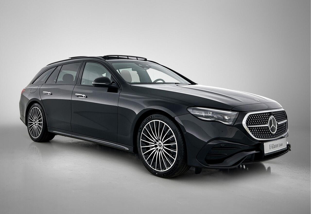 Mercedes-Benz E-estate 300 e Sport Edition | Trekhaak | Nightpakket | Premium pakket | Rijassistentiepakket Plus | Memorypakket | 360°-camera | Winter pakket | Burmester® 4D sound system | MBUX Superscreen |