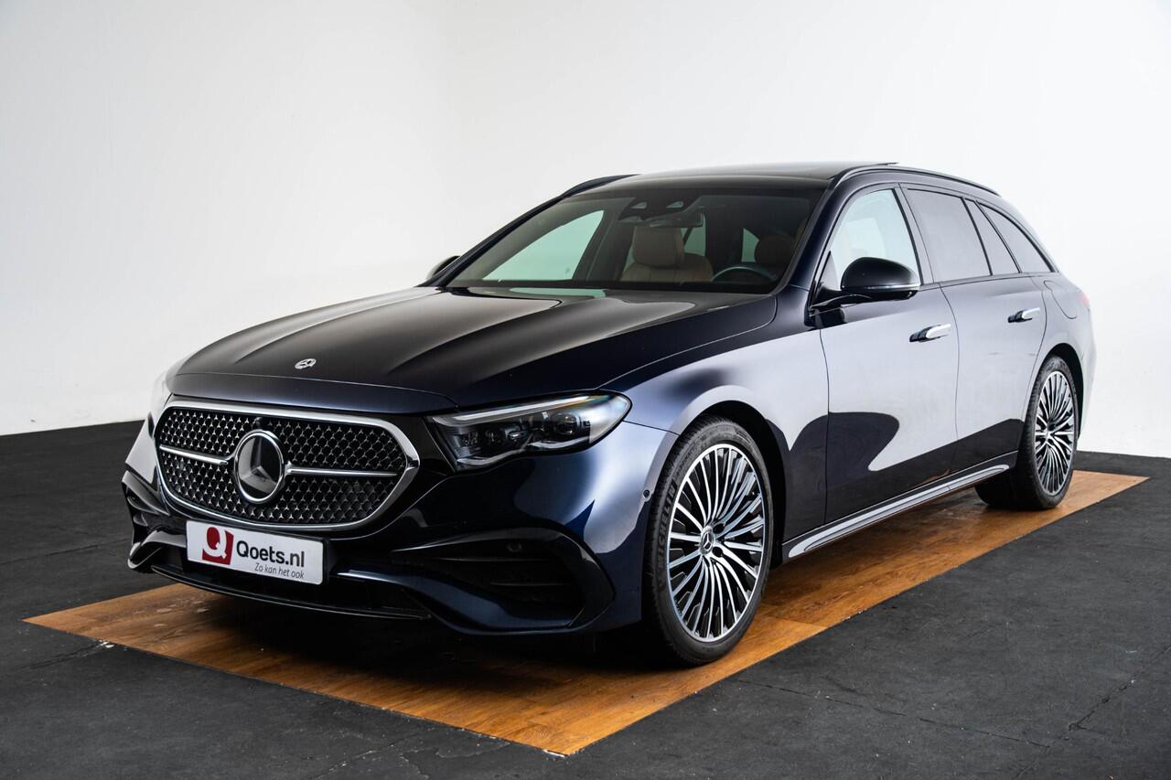 Mercedes-Benz E-estate 300 e AMG Line Trekhaak - Panoramadak - Rijassistentiepakket Plus - Night Pack - Memory Pakket - Burmester® - Airmatic - Comfort stoelen - Stoelverwarming voor - Warmtewerend/donkergetint glas -