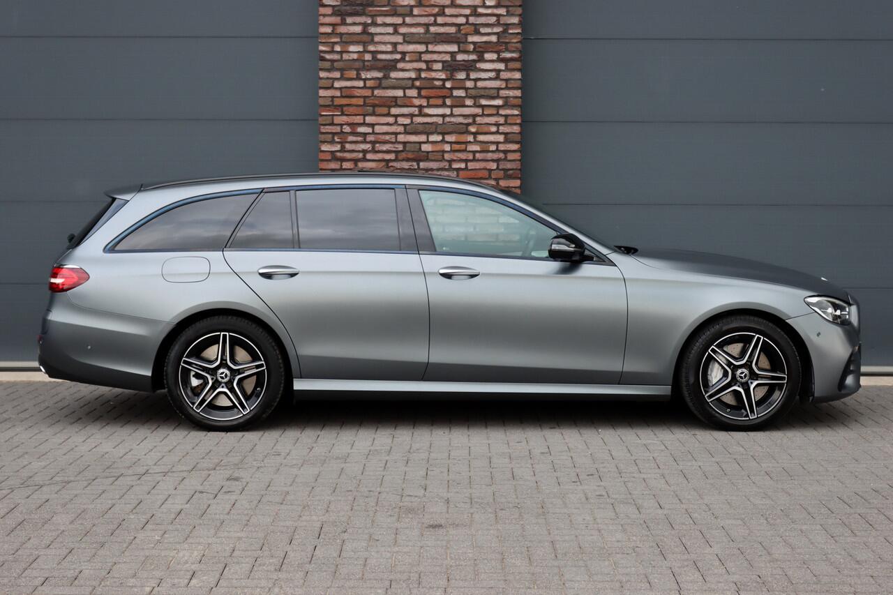 Mercedes-Benz E-estate 300 de Premium+ AMG Line | Distronic+ | Panoramadak | Burmester | Keyless Go | Rijassistentiepakket | Surround Camera | Leder |