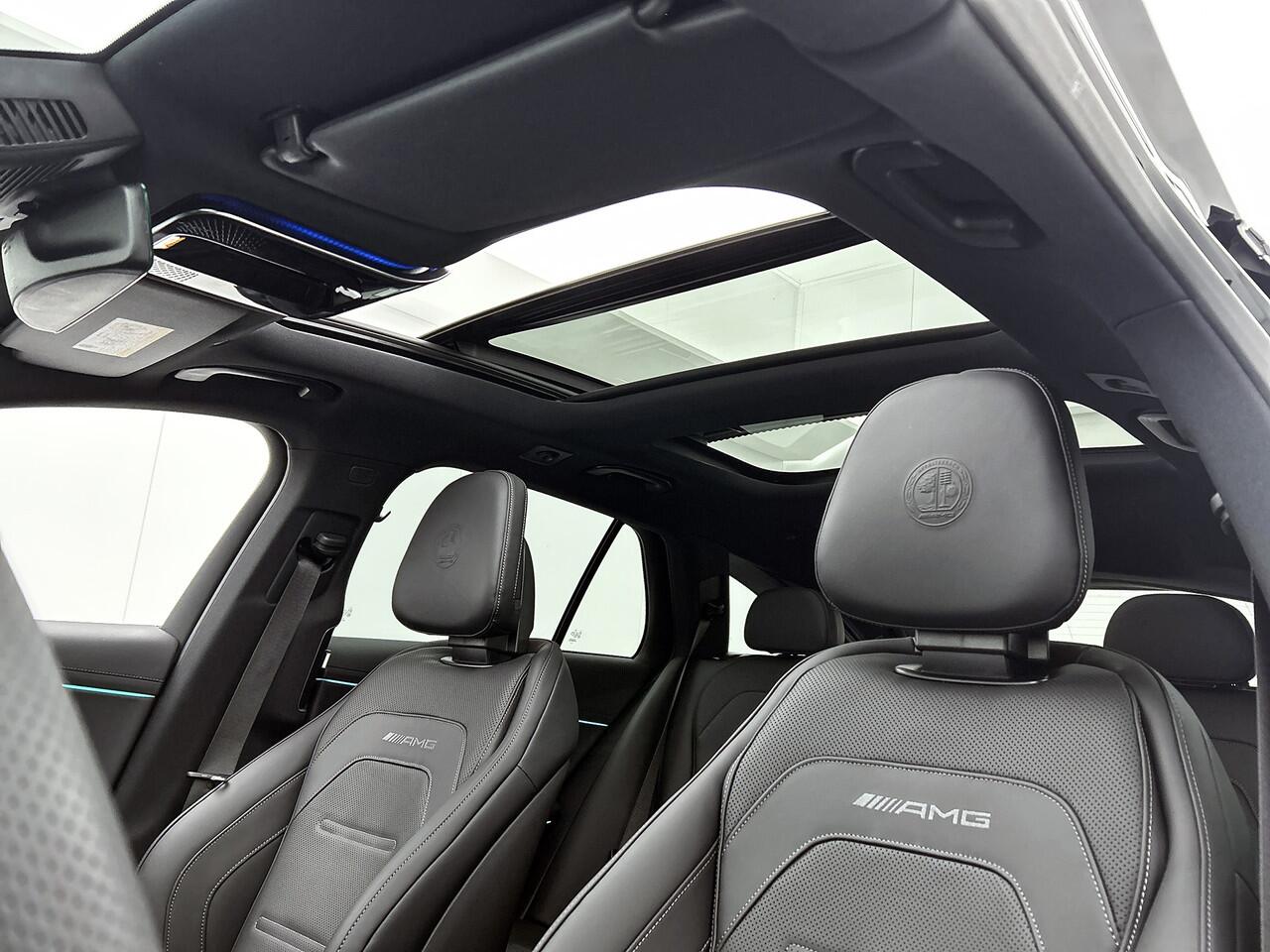 Mercedes-Benz E-estate AMG 53 4MATIC+ Night Edition | AMG DYNAMIC PLUS pakket | Multicontourstoelen voor | Trekhaak | Rijassistentiepakket Plus | 21 inch AMG velgen | Premium Plus pakket | Stoelverwarming achter | AIR BALANCE pakket | Warmtecomfort pakket |