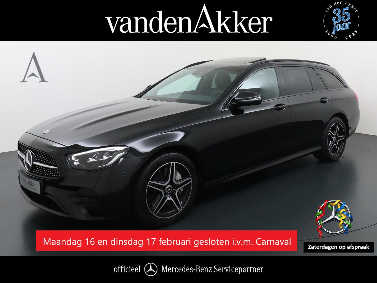 Mercedes-Benz E-estate 300e AMG // Trekhaak 2100kg // 360 Camera // Schuifdak // Night pakket // Elek. Achterklep // Carplay