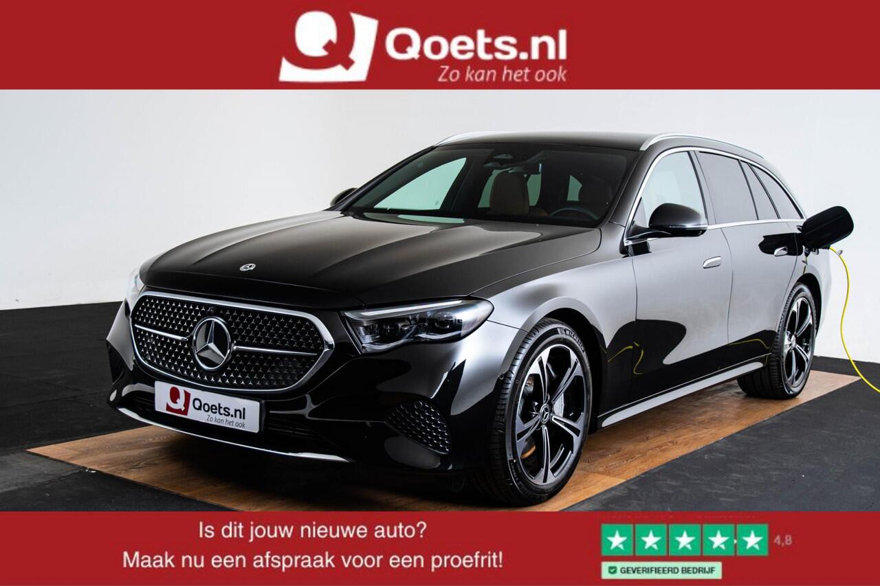 Mercedes-Benz E-estate 300 e Luxury Line Trekhaak - Airmatic - Warmtewerend donkergetint glas - Zwarte hemel - Sierelementen in openporig bruin esdoorn