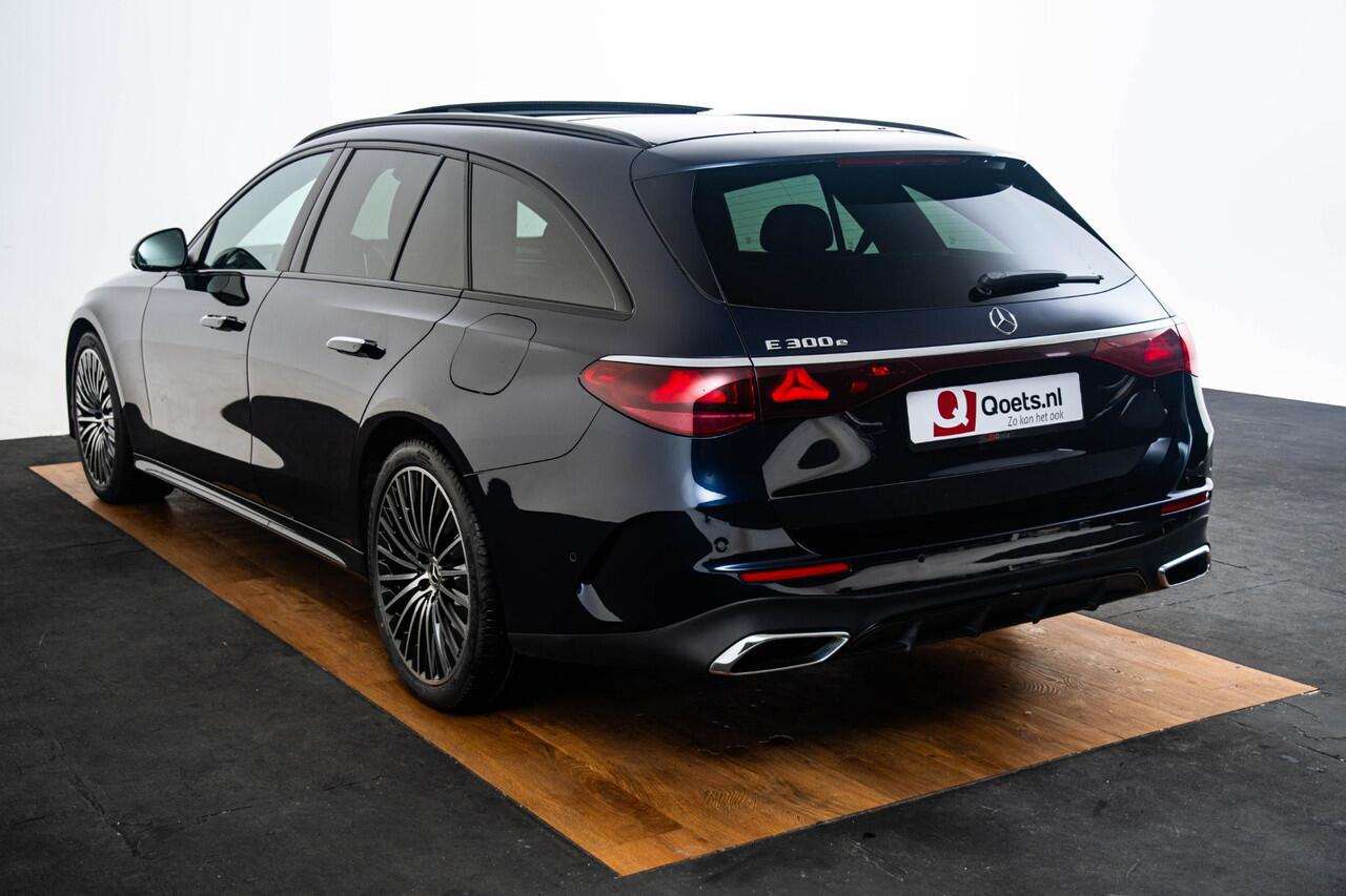 Mercedes-Benz E-estate 300 e AMG Line Trekhaak - Panoramadak - Rijassistentiepakket Plus - Night Pack - Memory Pakket - Burmester® - Airmatic - Comfort stoelen - Stoelverwarming voor - Warmtewerend/donkergetint glas -