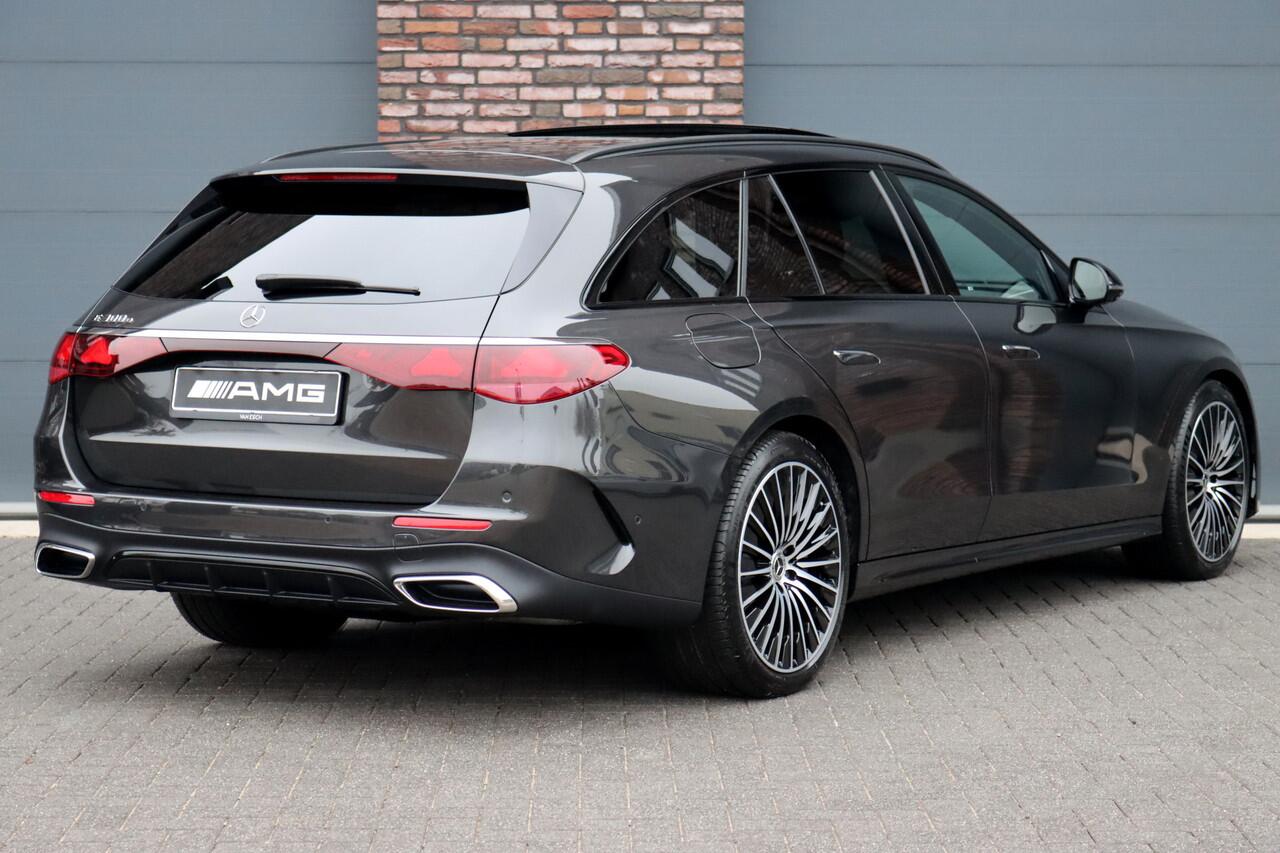Mercedes-Benz E-estate 300 e AMG Line | Hyperscreen | Distronic+ | Panoramadak | Memory | Stoelventilatie | Burmester | HUD | Digital Light | Trekhaak | Augemented Reality |