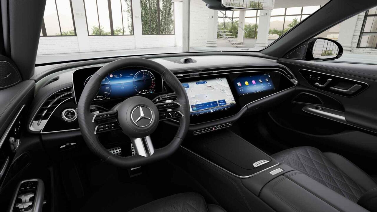 Mercedes-Benz E-estate 300e Sport Edition | Panoramaschuifdak | Premium pakket | Leder pakket | Burmester | Stoelventilatie | Night pakket | Trekhaak |