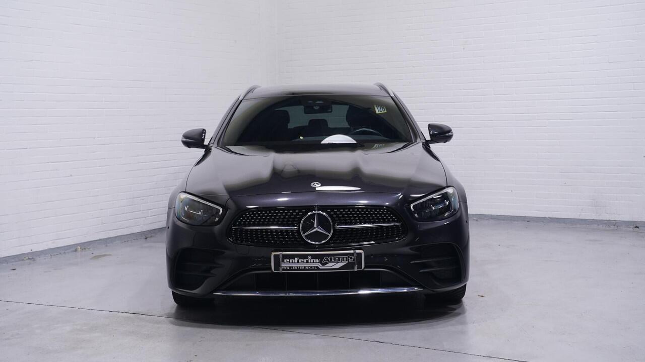 Mercedes-Benz E-estate 200 Business Solution AMG Panodak Burmester surround electr-achterklep 1e Eig. NAP DAB ACC ECC lane-assist private-glas trekhaak Camera 360