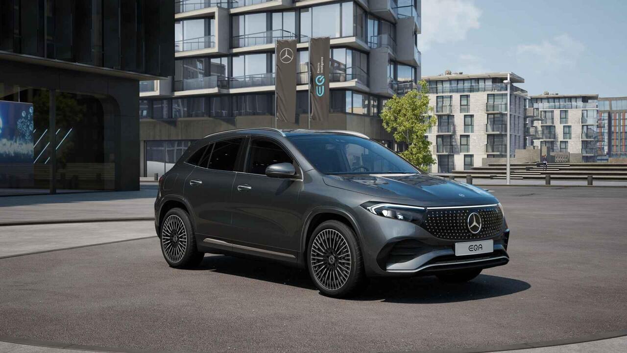 Mercedes-Benz EQA 250+ Business Solution AMG 71 kWh | Panoramaschuifdak | Leder | Dodehoekassistent | Head-up | Burmester | Winterpakket |