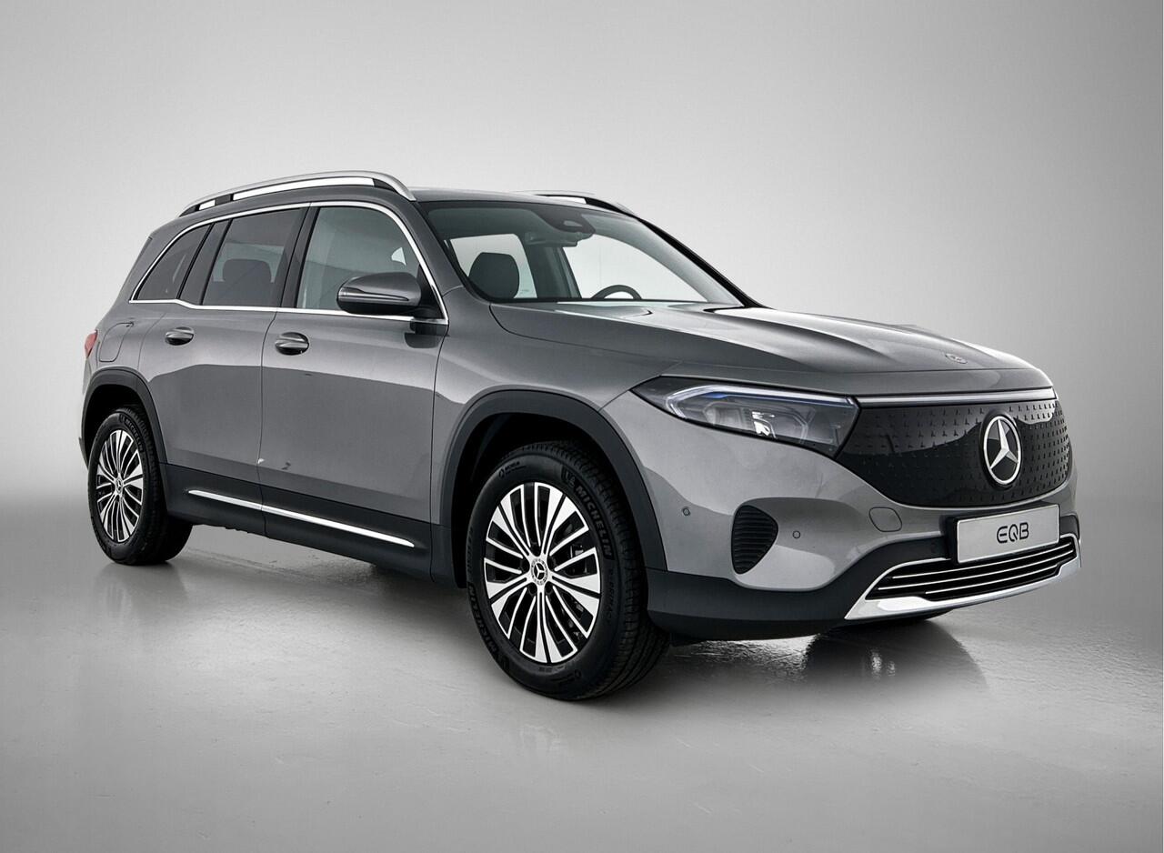 Mercedes-Benz EQB 250+ Business Solution Luxury 7p. 71 kWh | GUARD 360° Voertuigbescherming Plus | EASY PACK achterklep | Parkeerpakket met 360°-camera | Dodehoekassistent | Stoelverwarming voor | Derde zitrij |