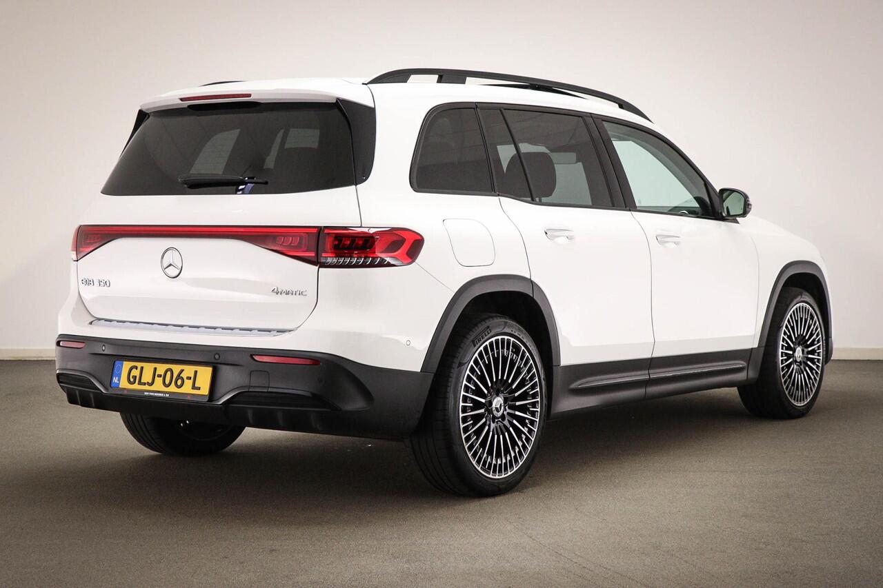 Mercedes-Benz EQB 350 4MATIC AMG Line 7p. 67 kWh SOH 98% | PANORAMADAK | BURMESTER | DAB | APPLE | 360 CAMERA | 20"