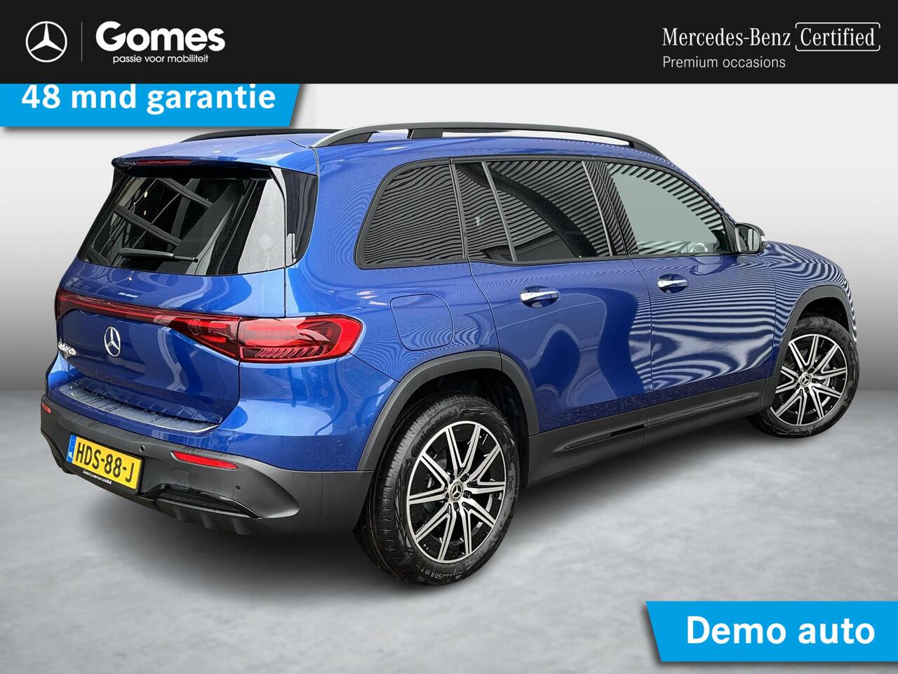 Mercedes-Benz EQB 250+ AMG Line | Rijassistentiepakket | Premium Pakket | Night Pakket | Winter Pakket | Panoramadak | Trekhaak | Elektrisch Verstelbare Stoelen + Memory | Burmester Surround Sound | 360° Camera | Head-up Display | Apple CarPlay | Android Auto