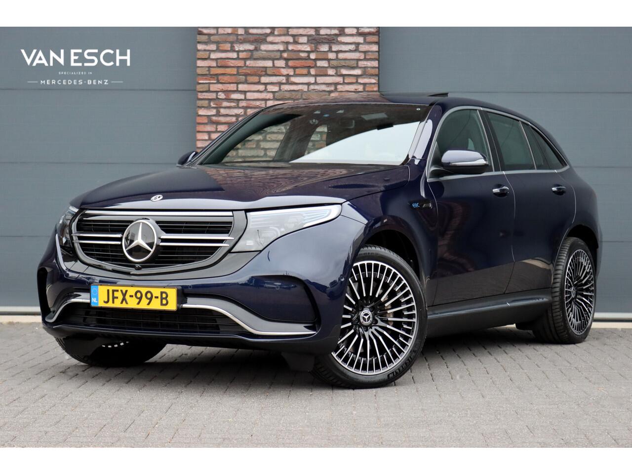Mercedes-Benz EQC 400 4MATIC AMG Line 80 kWh | Netto 41.000,- | Schuifdak | Distronic+ | HUD | Memory | Camera | Keyless Go | Rijassistentiepakket | Advanced Sound System | Zonnerollo's |