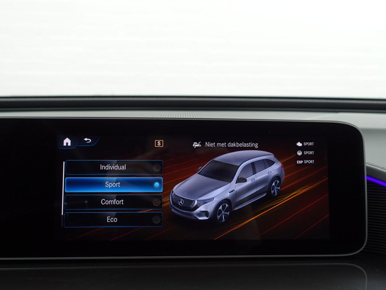 Mercedes-Benz EQC 400 4MATIC Night Edition 80 kWh Aut- Schuifdak, Sfeerverlichting, Standkachel, Park Assist, Park Pilot, Xenon Led, Carplay