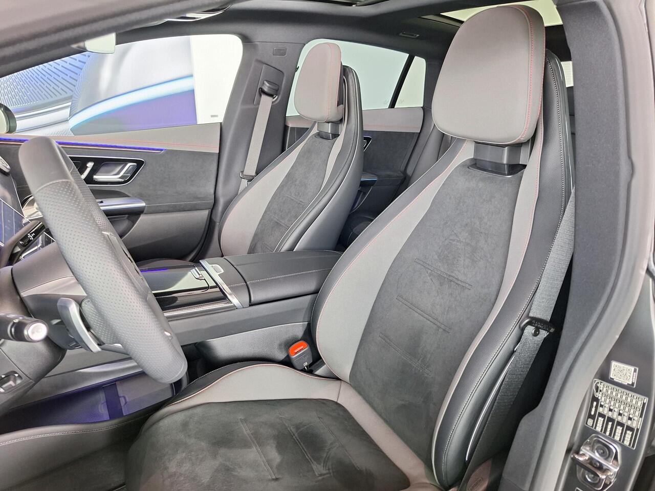 Mercedes-Benz EQE 350 AMG Line | Matgrijs | Premium Pakket | Night Pakket | Rijassistentiepakket Plus | Panoramadak | AIRMATIC Luchtvering | Burmester 3D Surround Sound |