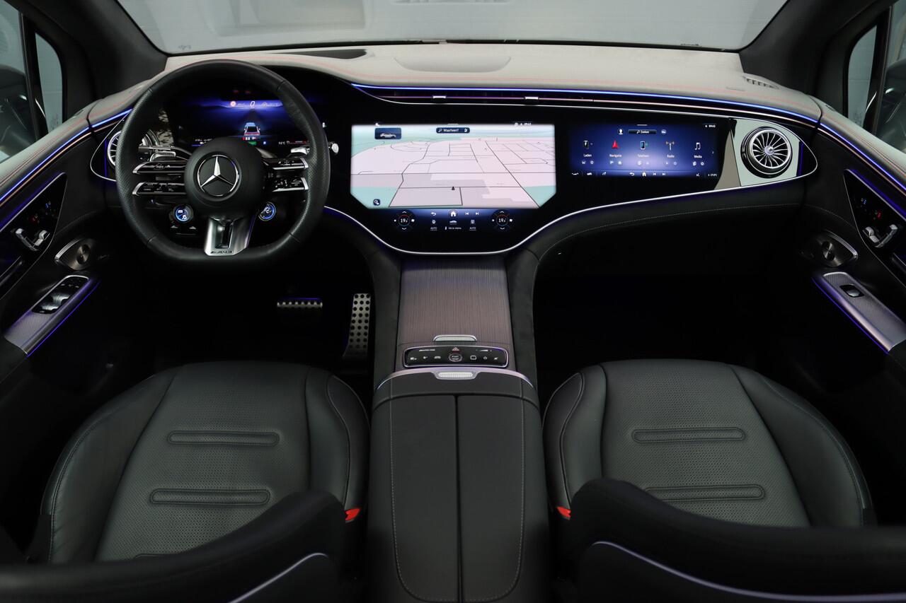 Mercedes-Benz EQE SUV AMG 53 4MATIC+ 91 kWh | MBUX Hyperscreen | Airmatic | Achterasbesturing | Distronic+ | Memory | Stoelventilatie | Burmester | Digital Light | Trekhaak | HUD | Warmtepomp |