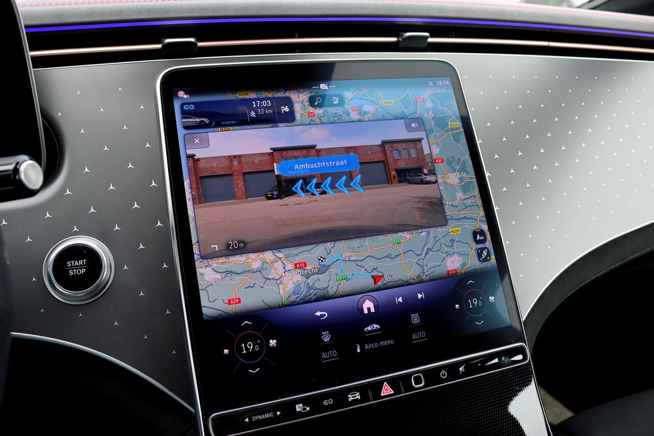 Mercedes-Benz EQE 300 AMG Line 89 kWh | Distronic+ | Memory | Keyless Go | Digital Light | Surround Camera | Augmented Reality | Verwarmd Stuurwiel | Stoelverwarming | Sfeerverlichting |