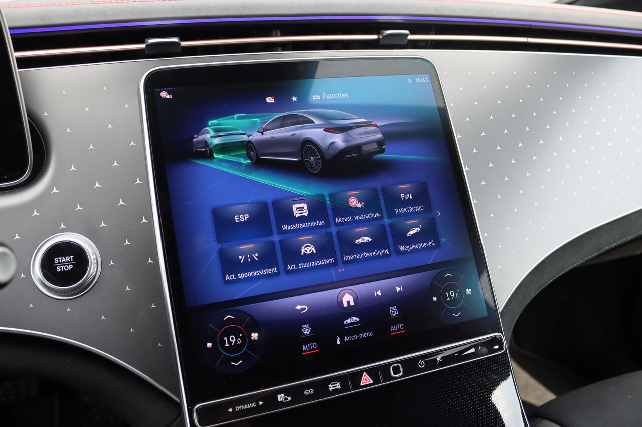 Mercedes-Benz EQE 300 AMG Line 89 kWh | Distronic+ | Memory | Keyless Go | Digital Light | Surround Camera | Augmented Reality | Verwarmd Stuurwiel | Stoelverwarming | Sfeerverlichting |