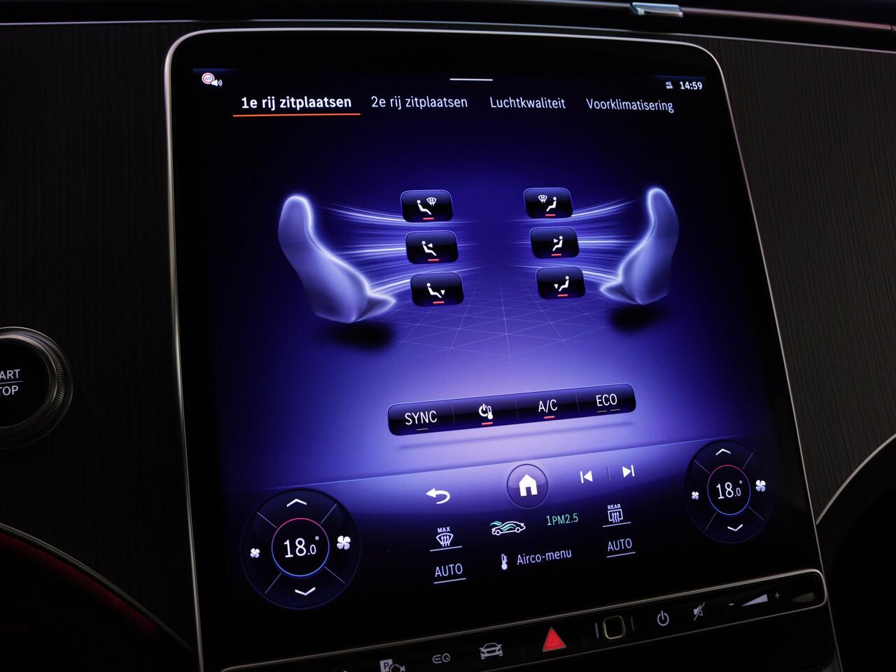 Mercedes-Benz EQE SUV 350+ AMG Line 91 kWh | Airmatic | Nightpakket | Rijassistentiepakket Plus | Head-up display | DIGITAL LIGHT | Akoestiek comfortpakket | Burmester® 3D-Surround sound system | USB-pakket plus |