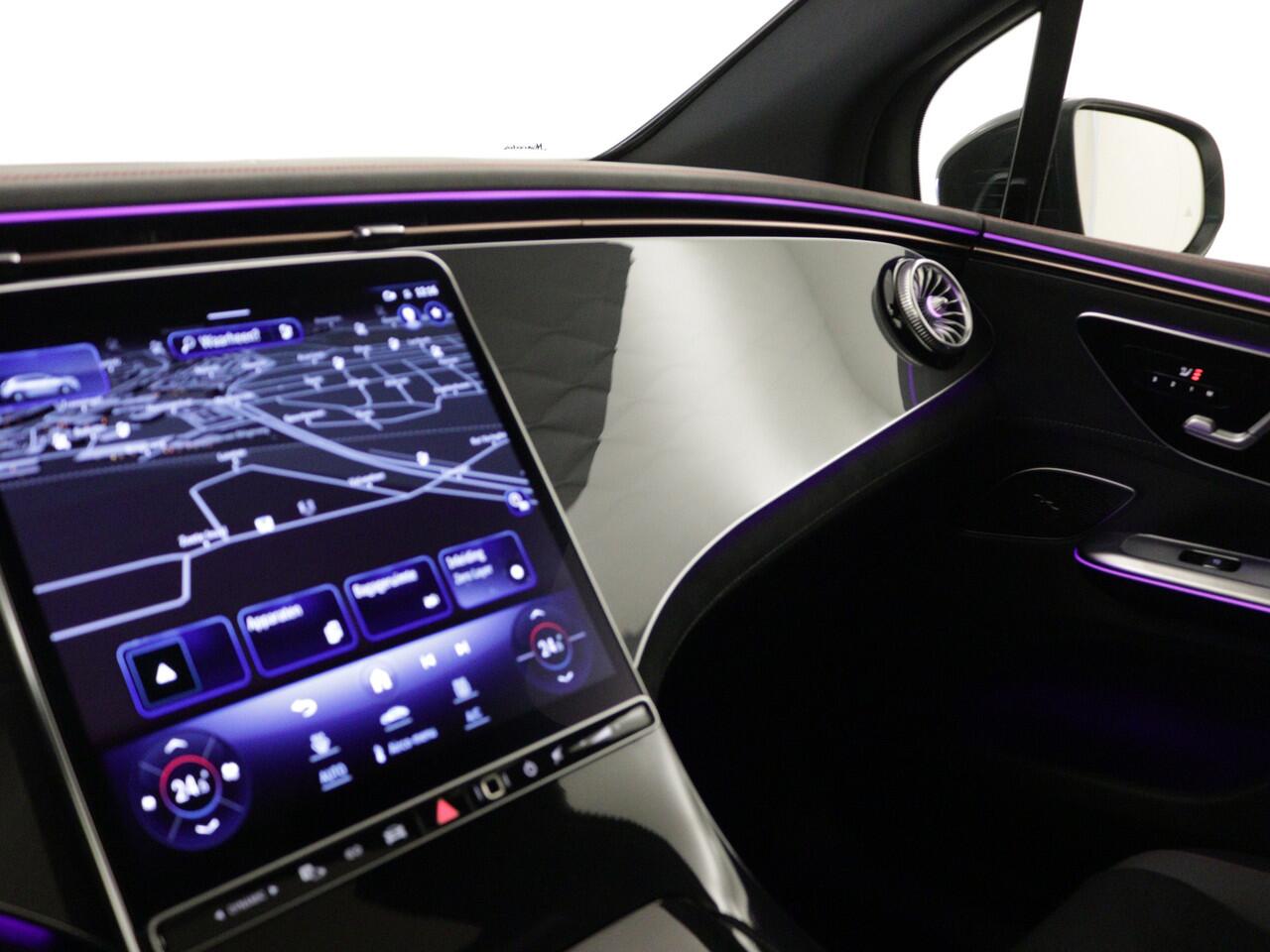 Mercedes-Benz EQE SUV 350 4Matic AMG Line 91 kWh | Dashcam | Trekhaak | Nightpakket | Panoramaschuifdak | Sierdelen 3D-reliëflook antraciet | Inclusief 48 maanden MB Certified garantie voor Europa.